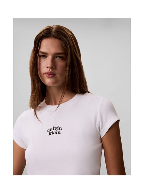 ss seasonal logo baby tee CALVIN KLEIN JEANS | LV047G828GYAF